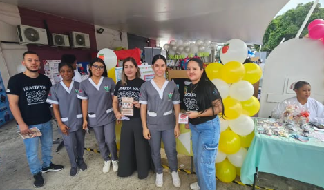 Participación en Feria de Salud, organizada por la Universidad Americana.