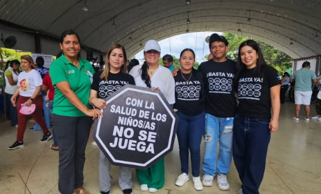 Participacion en ‘La Gran Tetada’, organizada por el Ministerio de Salud.